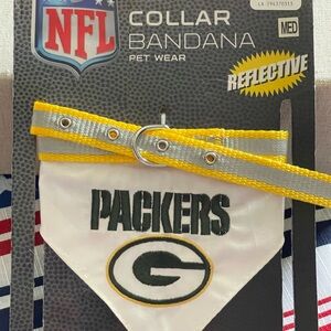 NFL Yellow and White Pet Collar Bandana